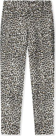 Hart by Helena Hart Ziggy Print Catk Slim-Fit Broek - Dames - Slim Fit Broeken - Zwart - M - Broeken
