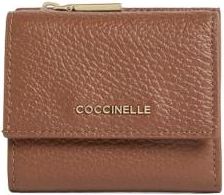 Coccinelle Metallic Soft Portemonnee - Dames - Accessoires - Bruin - Maat: ONE Size Leer