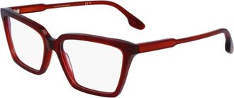 Victoria Beckham Glasses, female, Red, Size: ONE SIZE Acetate Glasses Frames