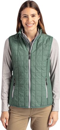 Cutter & Buck Rainier PrimaLoft Womens Eco Insulated Full Zip Puffer Vest