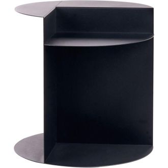 Beliani Beliani - Tavolino basso rotondo in metallo nero Taggart