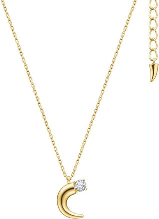 Tasaki 18kt yellow gold Collection Line Danger Horn pendant - unisex - 18kt Yellow Gold/Diamond - One Size
