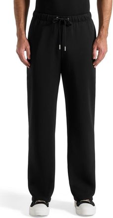 Mani&egrave;re De Voir Avery Unisex Neoprene Relaxed fit Sweatpants in Black at Nordstrom, Size Xx-Small