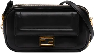 Fendi Pre-owned Fendi Leather Easy 2 Baguette Crossbody Ladies H41HABUPV8X2PB8E