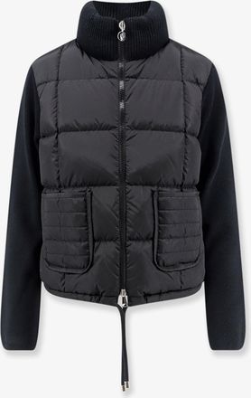 Moncler Piumino in nylon con inserti in lana vergine - MONCLER - gender_Woman