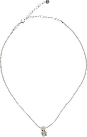 Yvmin Woven Mini Konijn Ketting - Dames - Kettingen - Wit - ONE Size - Accessoires