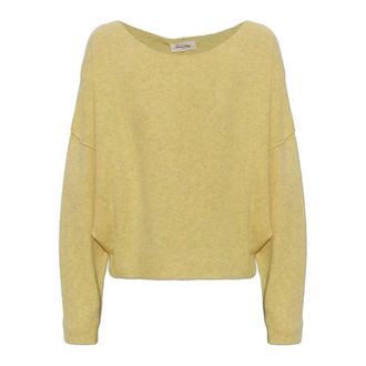 American Vintage Dames, Truien, Geel, Maat: Xs/S Wol