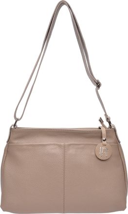 Isabella Rhea Beige Rundleer Tas