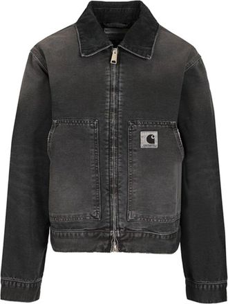 Carhartt Work in Progress Black Women Og Arcan Velvet Collar Jacket