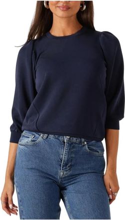 Selected Dames, Sweatshirts & Hoodies, Blauw, Maat: L Modal