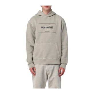 Zadig&Voltaire Felpa Sanchi Blason - - Sweatshirts & Hoodies - Uomo - Verde - M