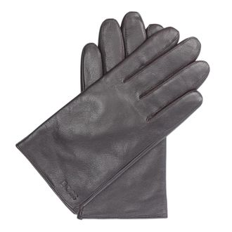 HUGO BOSS Unisex Mens Gioli Gloves (Brown) - Size 8.5 (Gloves)