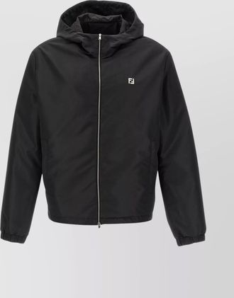 Fendi branded jacket with hood and pockets