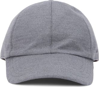 Slowear Mens Wool Cap With Visor Medium Grey Virgin Hat