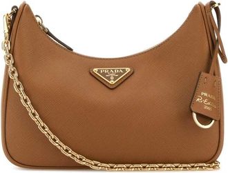 Prada Camel Leather Re-Edition 2005 Shoulder Bag
