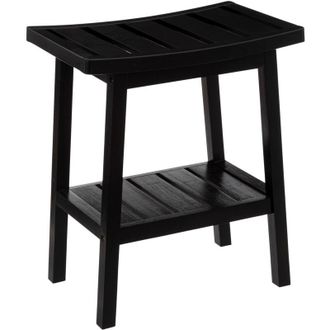 5five Simply Smart 5five Simply Smart - Taburete De Bamb&uacute; Negro - Negro