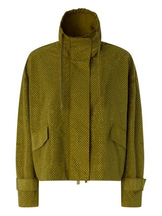 Pinko hooded boxy jacket - Green