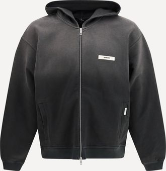 Represent Faded-effect Hooded Sweatshirt Male XL