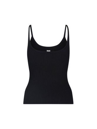 Courr&egrave;ges Womens Top Black Viscose