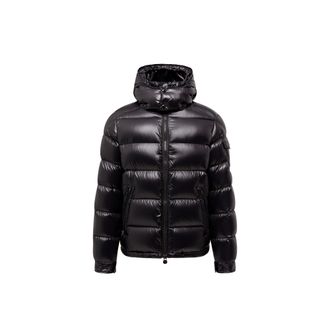 Moncler Moncler Maya Hooded Short Down Jacket, Men, Black, Size: 0