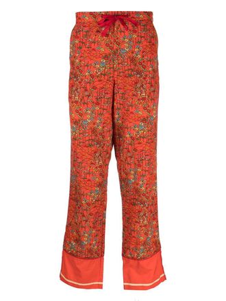 Orlebar Brown Broek met print - Rood