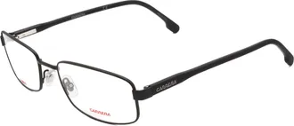 Carrera Mens 55 mm Black Opticals