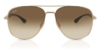 Ray-Ban RB3683 001/51 Mens Sunglasses Gold Size 56