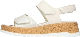 Waldl&auml;ufer H-Libby Sandaal - Dames - Schoenen - Beige - Maat: 37 EU Leer