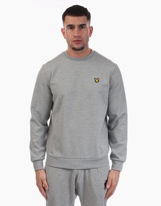 Lyle & Scott Lyle And Scott Mens Crewneck Fly Fleece - Grey - Size: 42