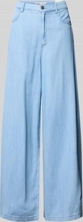 Mango Wide Fit Jeans aus Lyocell-Mix Modell Eva in Jeansblau, Gr&ouml;&szlig;e 34