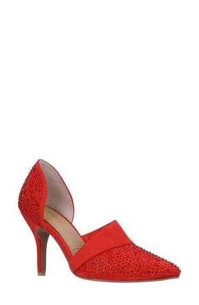 J. Reneé Kaleena dOrsay Pointed Toe Pump in Red at Nordstrom, Size 10.5