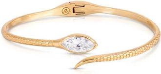 Ettika Serpent Elegance Cuff Bracelet in Gold at Nordstrom