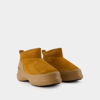 Moon Boot Moon Boot Luna Lage Laarzen - - Su&egrave;de - Bruin