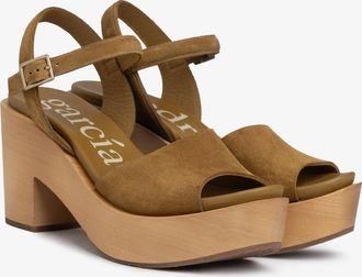 Pedro Garcia Brown suede wedge| Danila | Fall winter 25 | PEDRO GARCIA