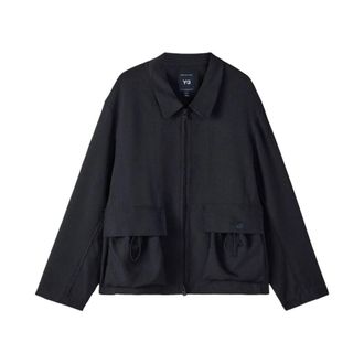 Yohji Yamamoto Coats - Heren - Zomerjassen - Zwart - L - Jassen