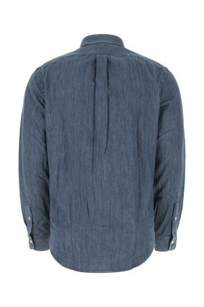 Polo Ralph Lauren Button-Down Cotton Denim Shirt - Blue