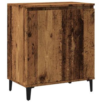 vidaXL Vidaxl - Aparador De Madera Contrachapada Envejecida 60x35x70 Cm