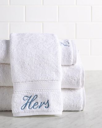 Linum Home Textiles Linum Home Textiles Hers 4Pc Monogrammed Towel Set