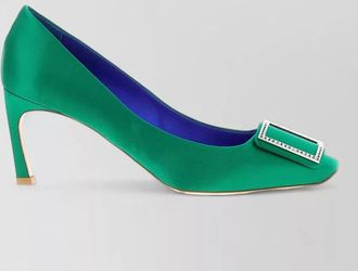 Roger Vivier silk trompette pumps