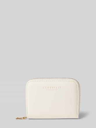 Seidenfelt Manufaktur Portemonnaie in Leder-Optik Modell Ylva in Offwhite, Gr&ouml;&szlig;e 1