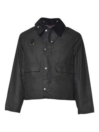 Barbour corduroy collar jacket - men - Fabric - L - Black