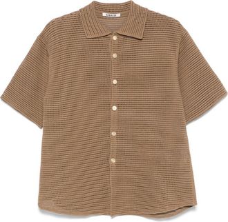 Auralee Cotton Shirt - Mens - Cotton
