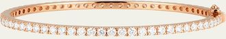 Sidney Garber 18K Rose Gold Diamond Bangle Bracelet