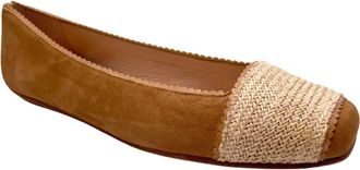 French Sole Womens Kody Ballet Flats In Cognac