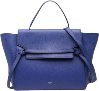 Celine Pre-owned Mini Belt Bag - Dames - Vintage Handtas - Blauw - ONE Size - Leer - Vintage