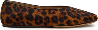 Le Monde Beryl LE Monde Beryl Regency Leopard Calf-hair Ballet Flats - 39 (IT39 / UK6)