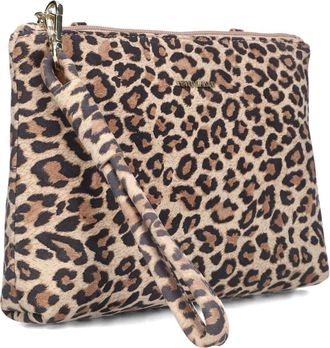 Peter Kaiser Tassen, Dames, Veelkleurig, ONE Size, Beige Clutch voor lente en zomer