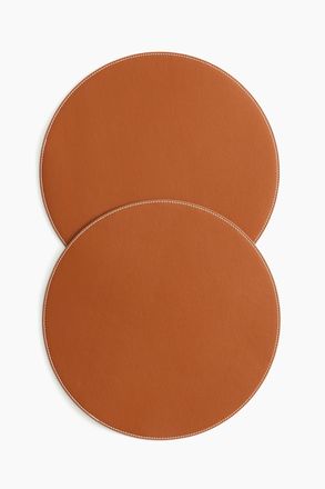 H&M 2er-Pack Runde Tischsets - Yellow