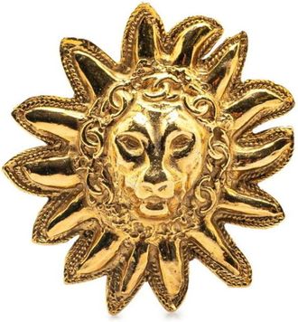 Chanel Pre-owned Jewellery, female, Yellow, Size: ONE SIZE Pre-owned Themed Brooch