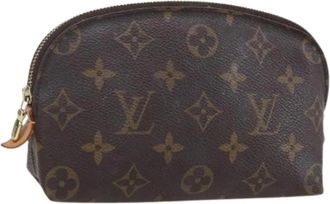 Louis Vuitton Pre-owned Canvas Clutch - Dames - Vintage Clutch - Bruin - ONE Size - Vintage